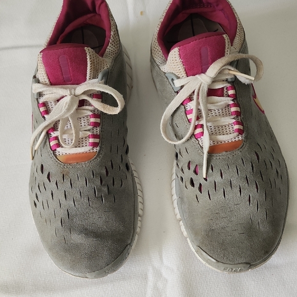Nike Shoes - Nike Women's Gray and Pink Sneakers